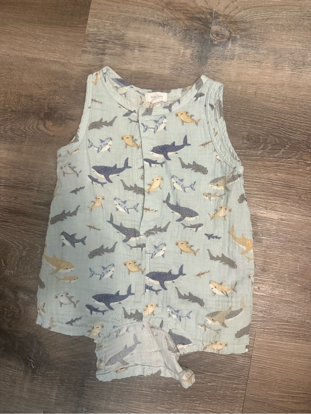 Angel Dear Shark Romper 6-12 Months